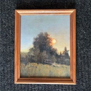 Sunset Landscape Framed Art